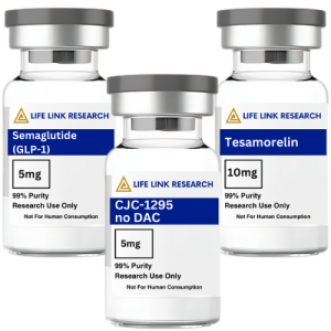 Semaglutide (5mg) + CJC-1295 no DAC (5mg) + Tesamorelin 10mg Bundle